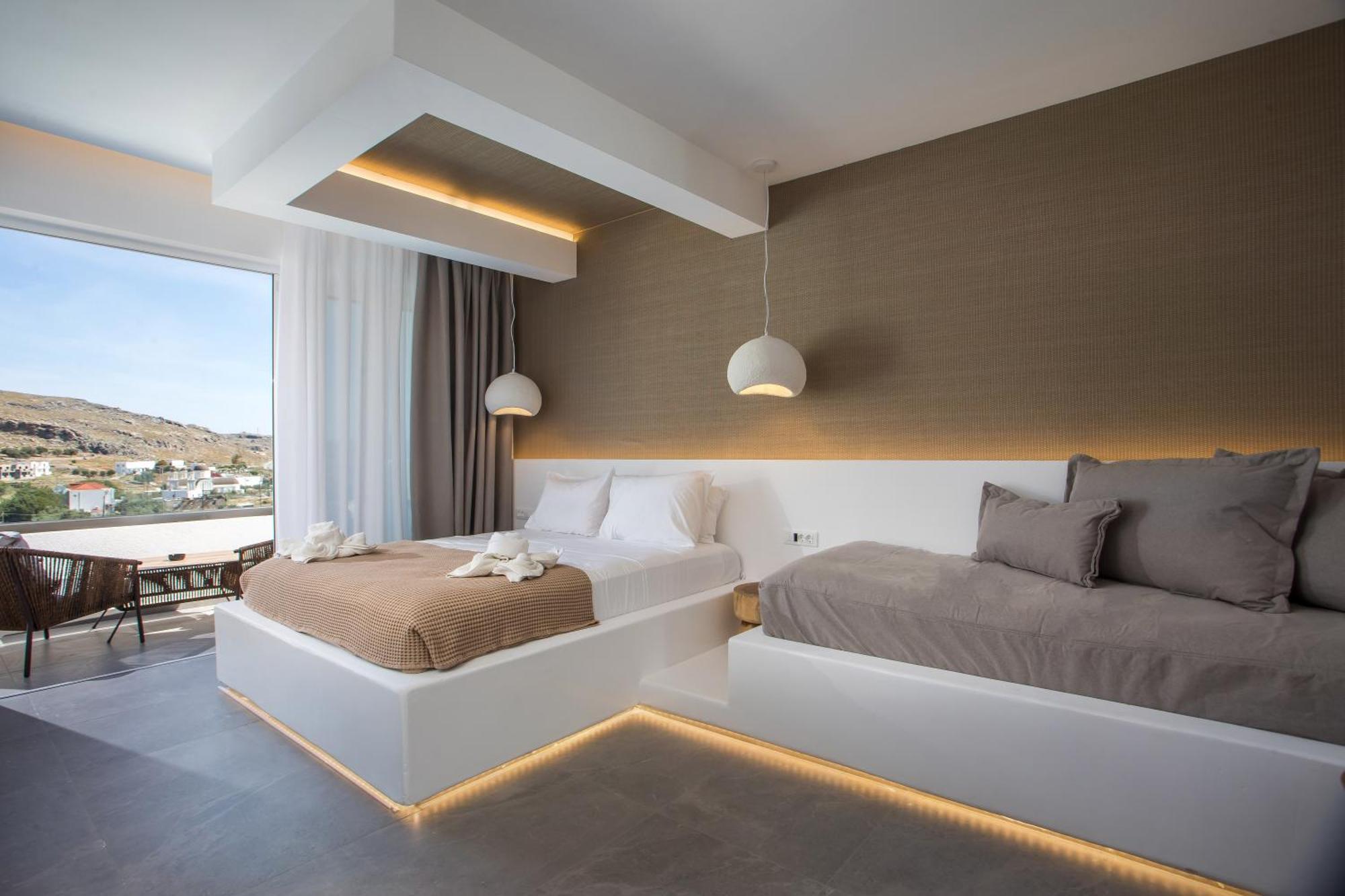 Lambis Studios & Apartments ลินดอส ภายนอก รูปภาพ